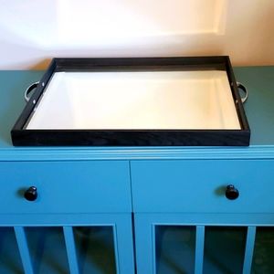Mirrored tray - home decor